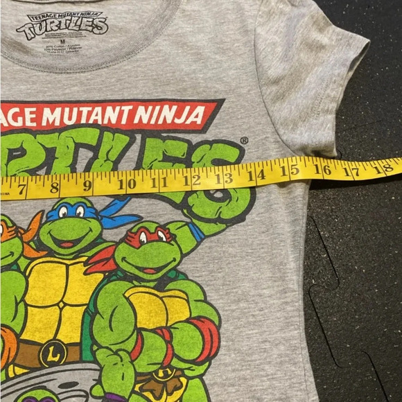 Teenage Mutant Ninja Turtles Tshirt Unisex Sz MediumGray Short Sleeve Pullover - Picture 5 of 7